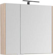 Зеркало-шкаф Aquanet Остин 85 дуб сонома